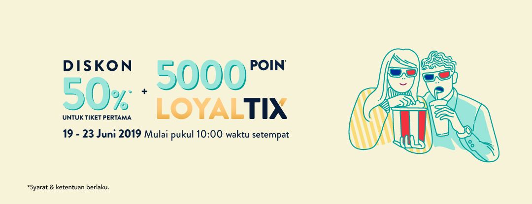 Diskon 50 Persen Tiket Pertama Untuk Semua Judul Film Bioskop Tribun Travel 1679