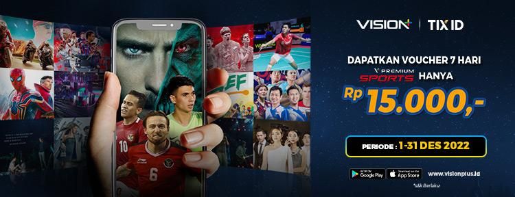 Vision+ Premium + Sports 7 Hari - TIX ID